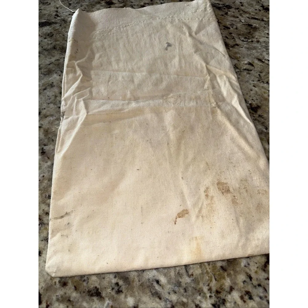 Vintage‎ US Mint Bank Canvas Cloth Coin Money Bag Cents $50 Empty 1988 (5253)